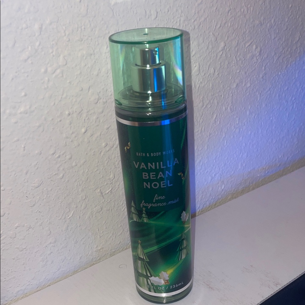 Bath & Body Works Green Vanilla Bean Noel Mist